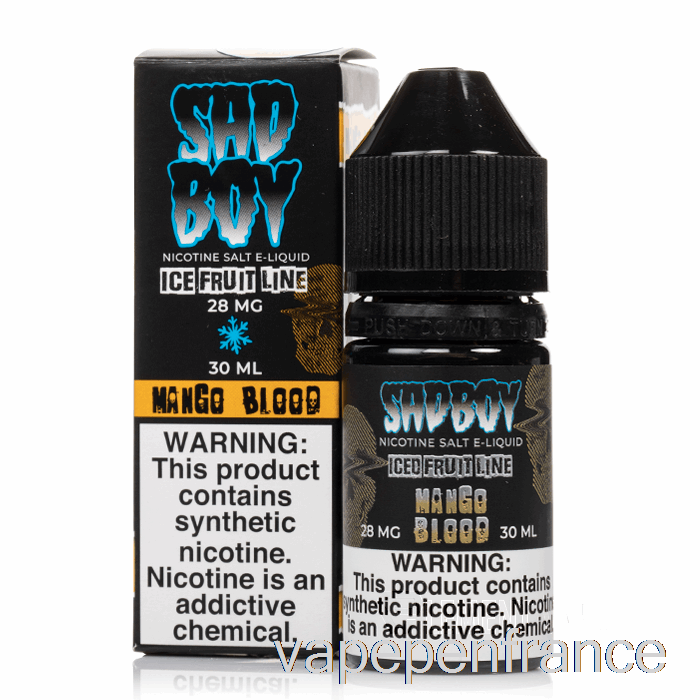 Sang De Mangue Glacée - Sels De Sadboy - Stylo Vape 30 Ml 28 Mg